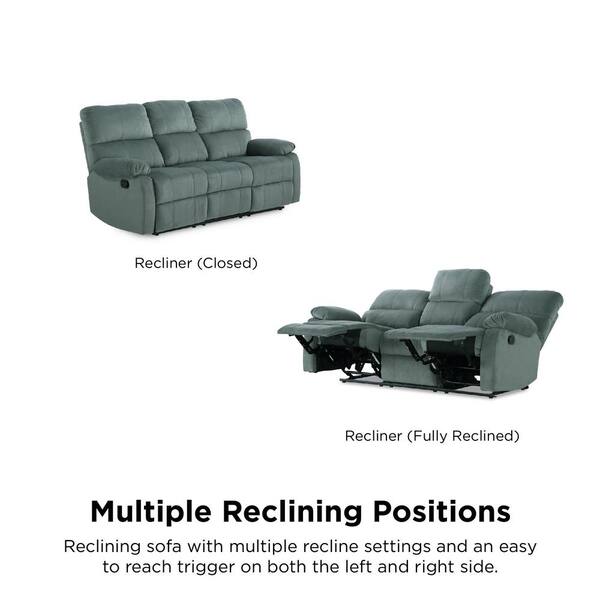 3 seater recliner sofa size
