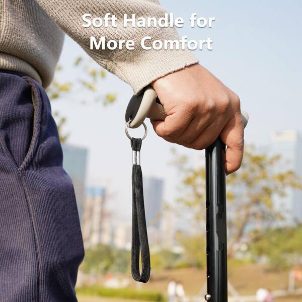 Wudkey Walking Canes for Men and Women, Soft Ergonomic Handle