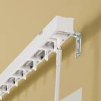 White Vertical Blind Head Rail For Sliding Door or Window - 79 in. W