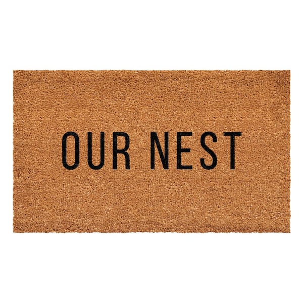 Our Nest Doormat, 12" x 24"