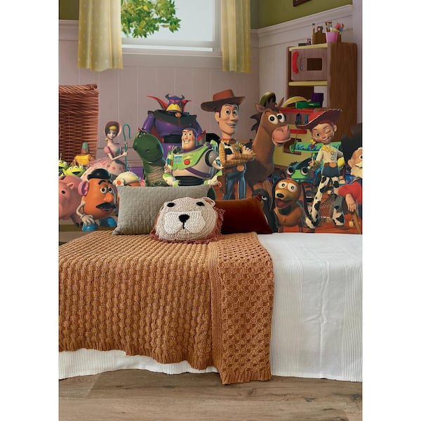 RoomMates Disney Toy Story Brown Peel and Stick Wall Mural