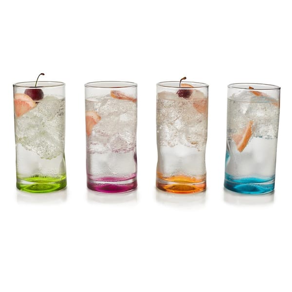 Libbey Impressions Colors 16.5 oz. 4-piece Cooler Glass Set