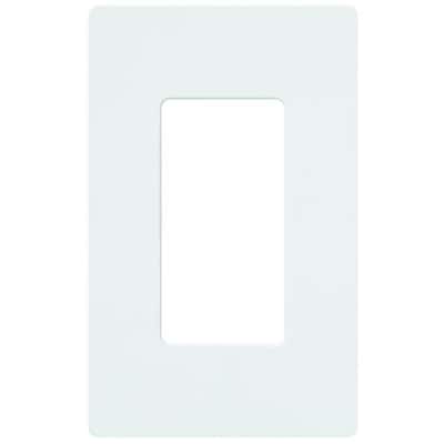 Lutron Claro 1 Gang Wall Plate for Decorator/Rocker Switches, Gloss, White (CW-1-WH) (1-Pack) Claro 1 Gang Wall Plate for Decorator/Rocker Switches, Gloss, White (CW-1-WH) (1-Pack)