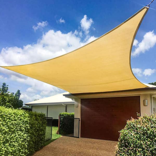 185 GSM Rectangle Sun Shade Sail, for Patio Garden and Swimming Pool