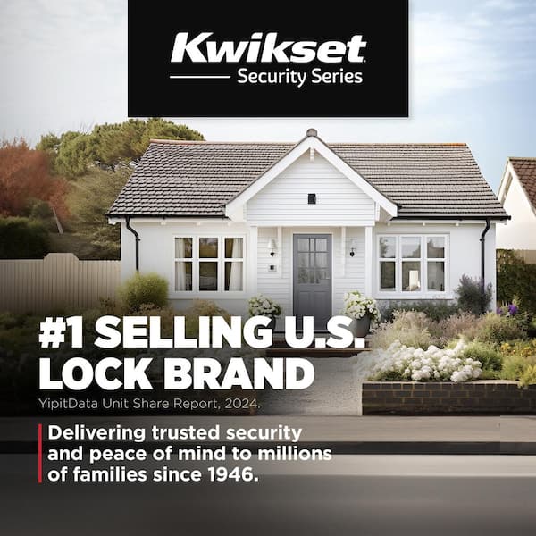 Kwikset Balboa Satin Nickel Right-Handed Half-Dummy Door Kwikset Balboa Satin Nickel Right-Handed Half-Dummy Door