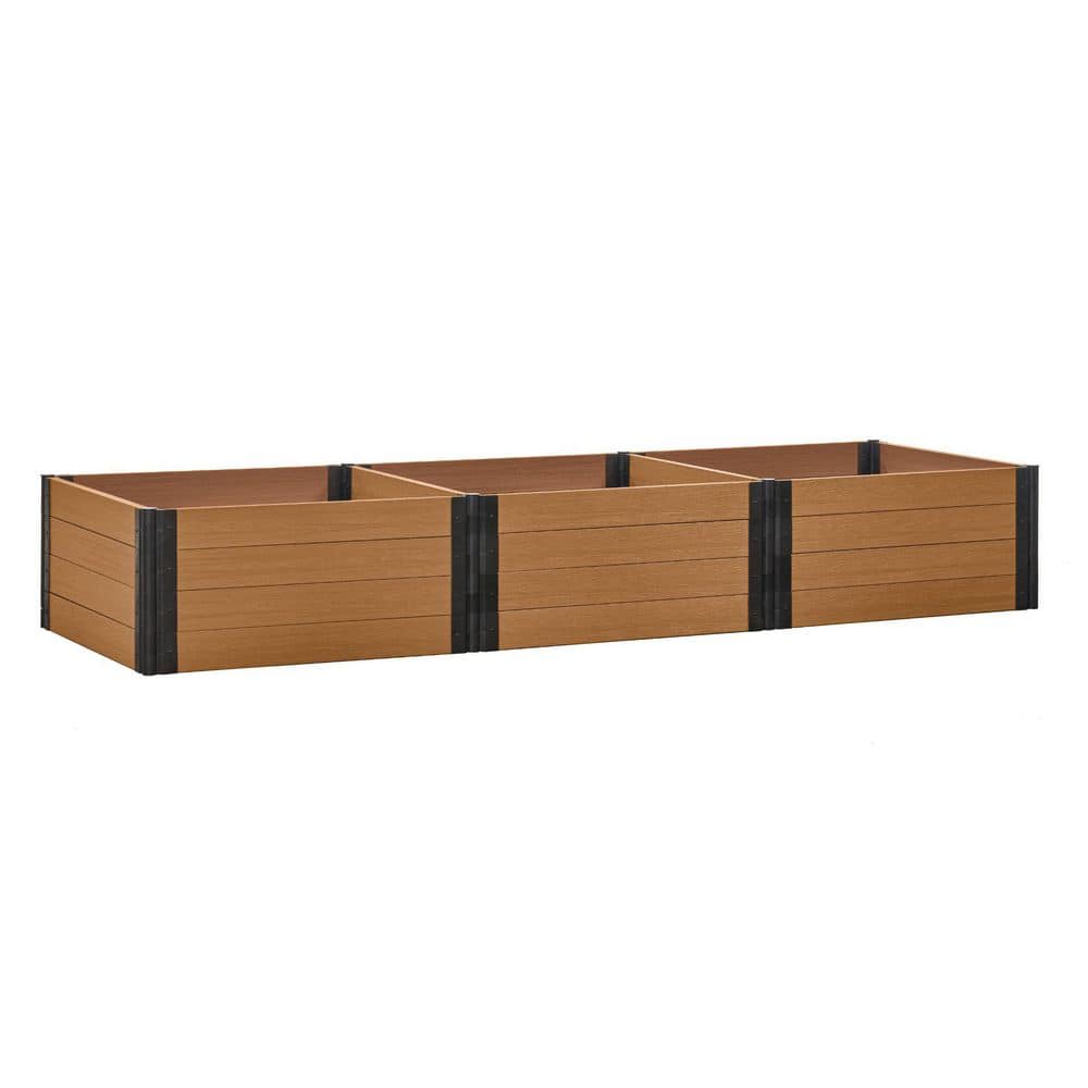 Red Cedar Capped Composite Raised Garden bed 144 in. L x 48 in. W x 22 in. H price history on PriceWatchPro