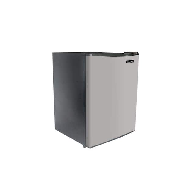 Ft Compact Fridge with Freezer in Stainless Steel Magic Chef 2.4 Cu MCBR240S 