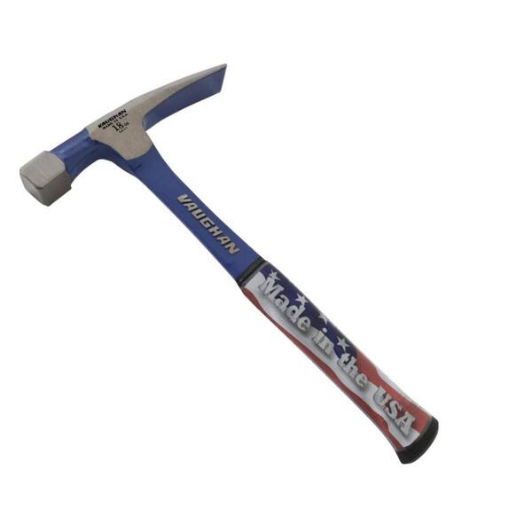 Vaughan 18 oz. Steel Bricklayer Hammer with 11 in. Handle