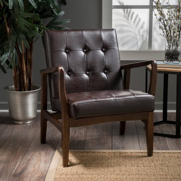 callahan mid century club chair