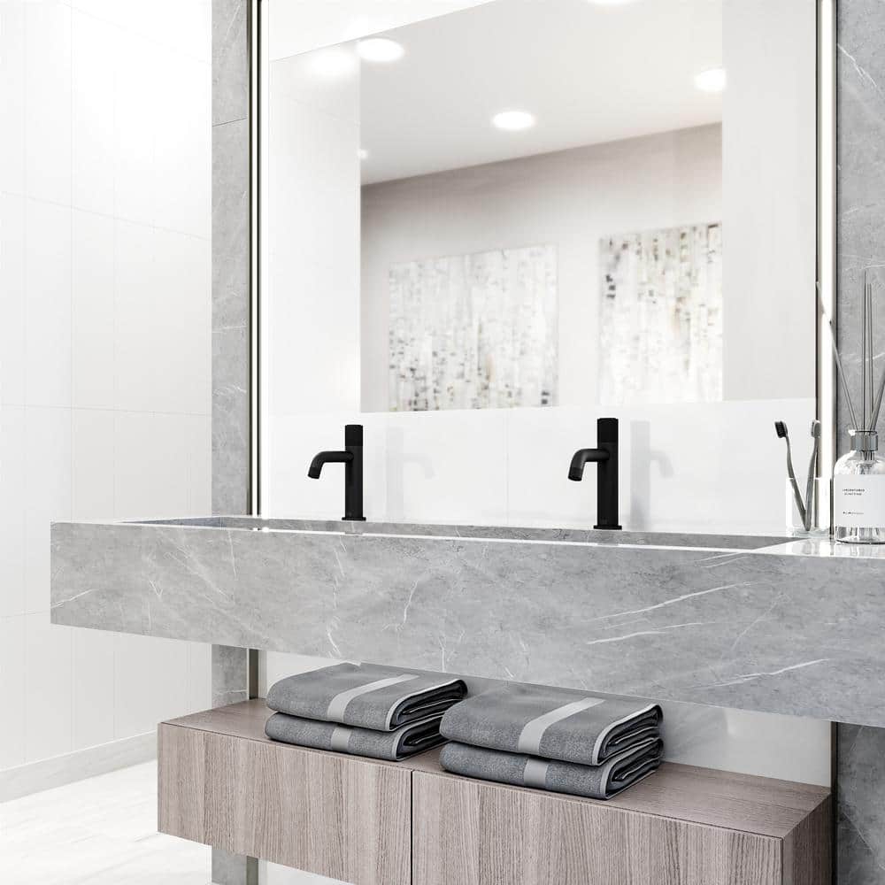Apollo 7.5'' High-Arc Matte Black Nickel Bathroom Faucet