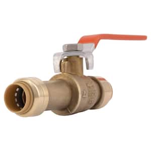 1/2 in. Push-to-Connect Brass Slip Ball Valve