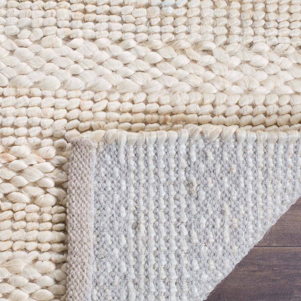 Handmade Bleach Cotton Runner Rug - 2'3" x 8'