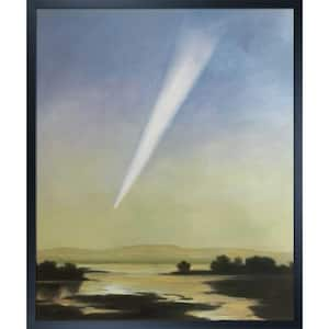 Grand Comet of 1882 by Jose Maria Velasco Studio Black Wood Framed Nature Oil Painting Art Print 21.5 in. x 25.5 in.