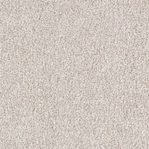 8 in. x 8 in. Texture Carpet Sample - Silver Mane I -Color Doric Cream