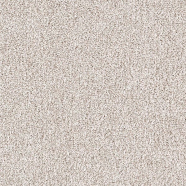 8 in. x 8 in. Texture Carpet Sample - Silver Mane I -Color Doric Cream