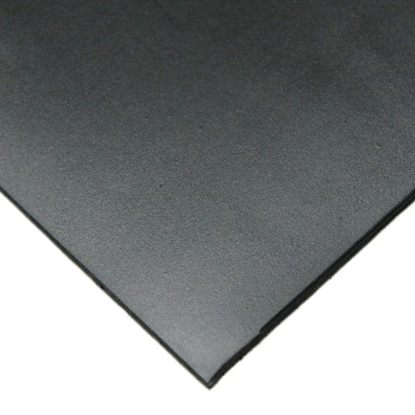 Rolled Rubber Pacific Black 1/4 Inch 10 LF