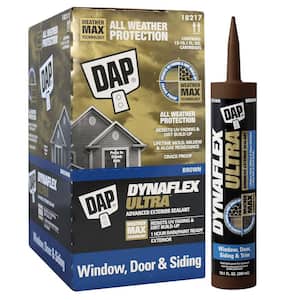 Dynaflex Ultra 10.1 oz. Brown Advanced Exterior Window, Door and Siding Sealant (12-Pack)