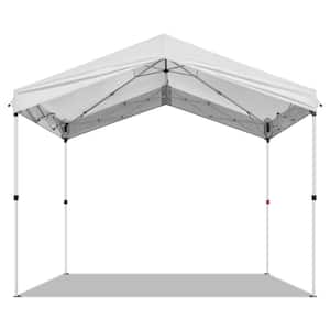 10 ft. x 10 ft. Steel Frame Oxford Fabric Outdoor Folding Canopy