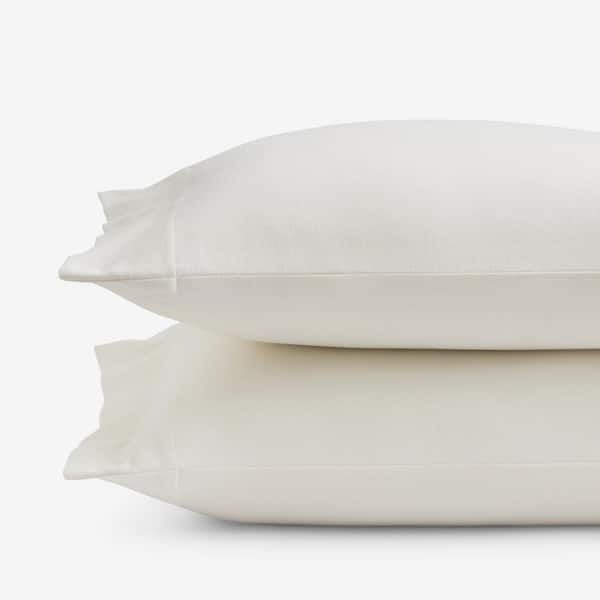 The Company Store Company Cotton Solid Velvet Flannel Ivory Cotton King Sheet Set