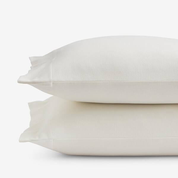 The Company Store Company Cotton Solid Velvet Flannel Ivory Cotton Queen Sheet Set