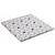 Bliss 8" Black and White Porcelain Patterned Tile