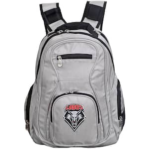 NCAA New Mexico Lobos 19 in. Gray Laptop Backpack