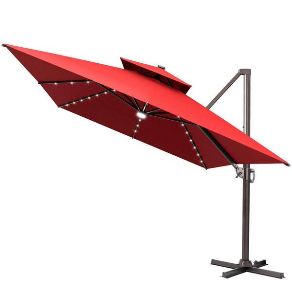 ceramic patio table with umbrella hole Katonah 63" Ceramic Top Dining Table w/ Umbrella Hole