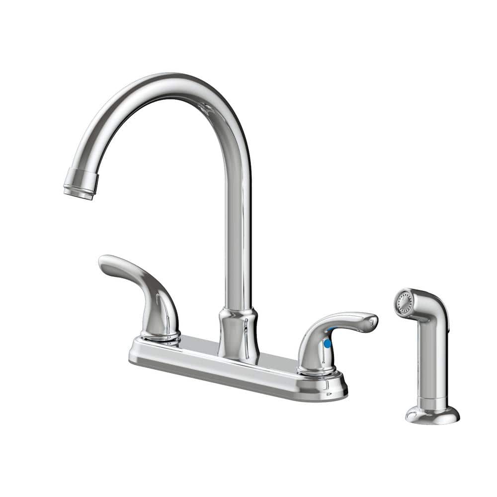 Chrome Glacier Bay Standard Kitchen Faucets Hd67794 1001 64 1000 