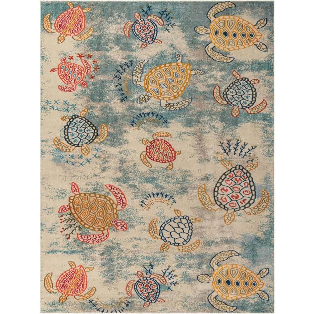 Unique Loom Positano Treasure Beige 10' 0 x 13' 1 Area Rug 3192868 The Home Depot