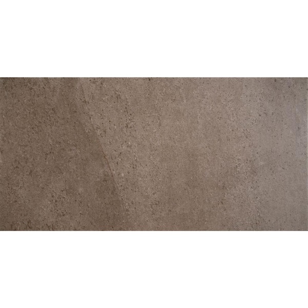 MSI Piedra Taupe 12 in. x 24 in. Glazed Porcelain Floor and Wall Tile