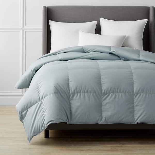The Company Store Legends Hotel PrimaLoft Alberta Extra Warmth Cloud Blue Queen Down Alternative Comforter