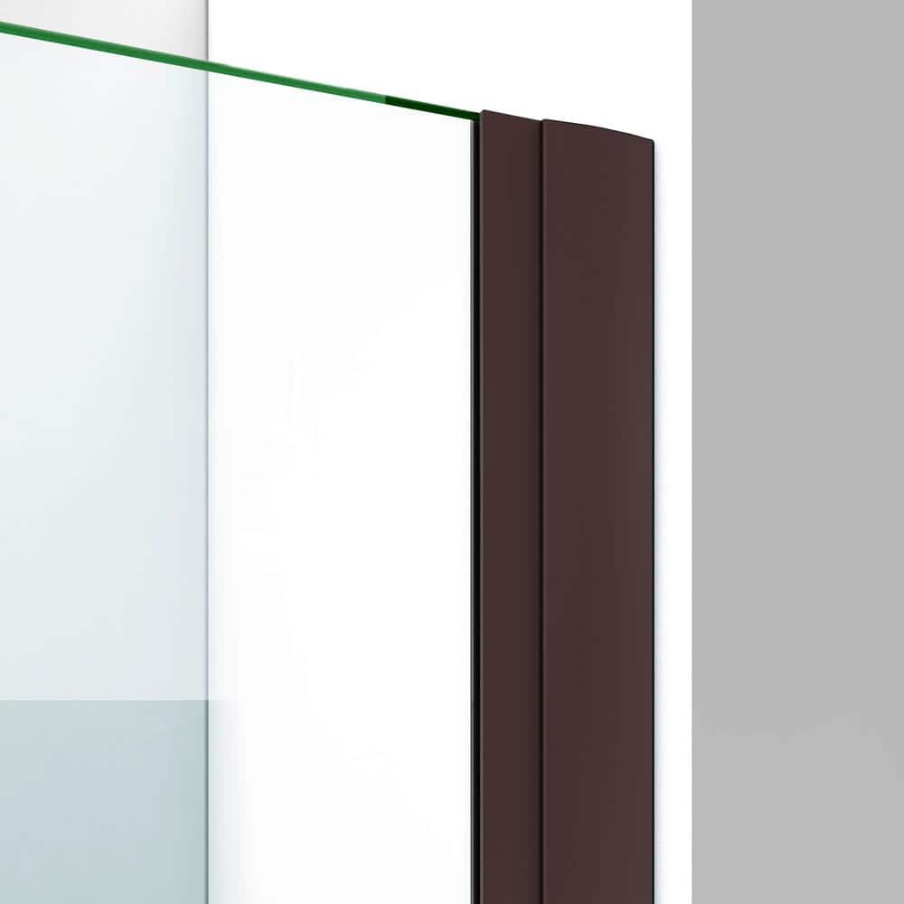 Elegance-LS 72" Frameless Pivot Shower Door with Clear Glass