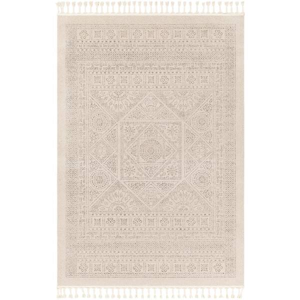Artistic Weavers Euphoria Beige 5 ft. x 7 ft. Global Indoor Area Rug