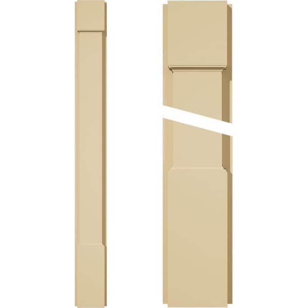 Ekena Millwork 2 in. D x 5 in. W x 48 in. L Primed Polyurethane Pilaster 1- Pack
