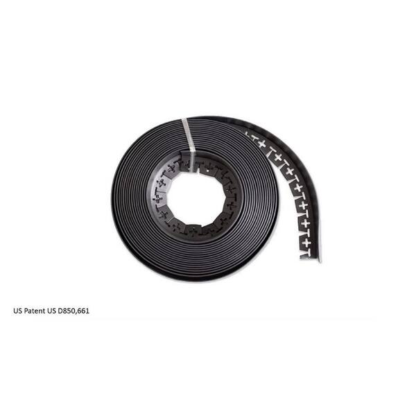 Valley View Industries 60 ft. Long x 2 in Depth x 1.5 in Height No Dig Edging Polyethylene with Extra Nails