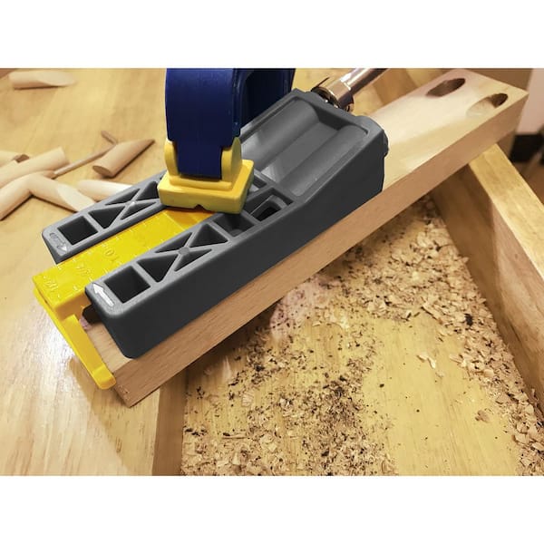 JUYLTOOL Pocket Hole Jig Kit, Pocket Screw Jig Woodworking Tool