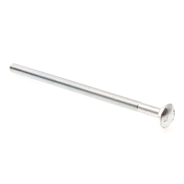 Prime-Line 3/8 in.-16 x 7 in. Carriage Bolts A307 Grade A Zinc Plated Steel (10-Pack)