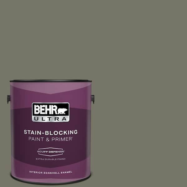 BEHR ULTRA 1 gal. #BXC-44 Pepper Mill Extra Durable Eggshell Enamel Interior Paint & Primer