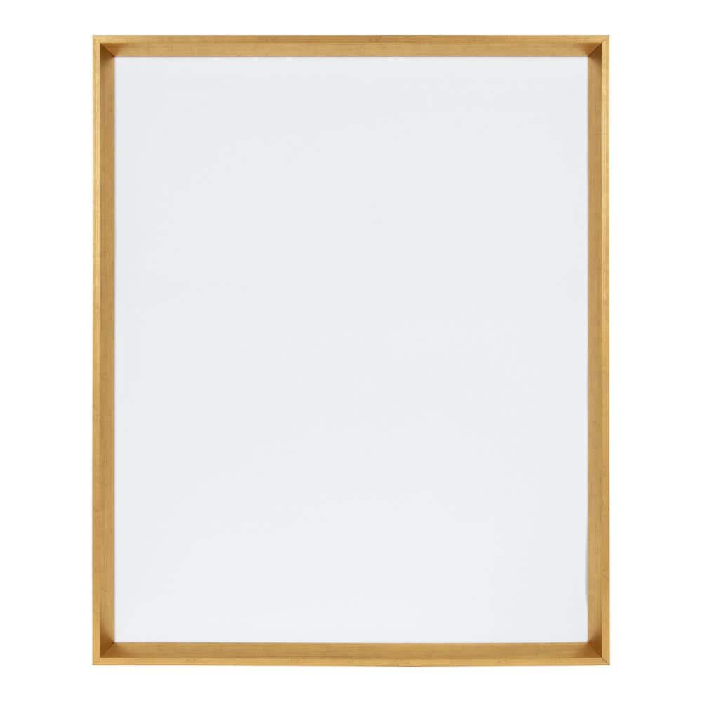 Gold Framed Magnetic Dry Erase Board 31" x 26"