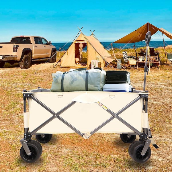 Amazon.com: GXCROR Collapsible Wagon Cart 7 cu.ft Folding