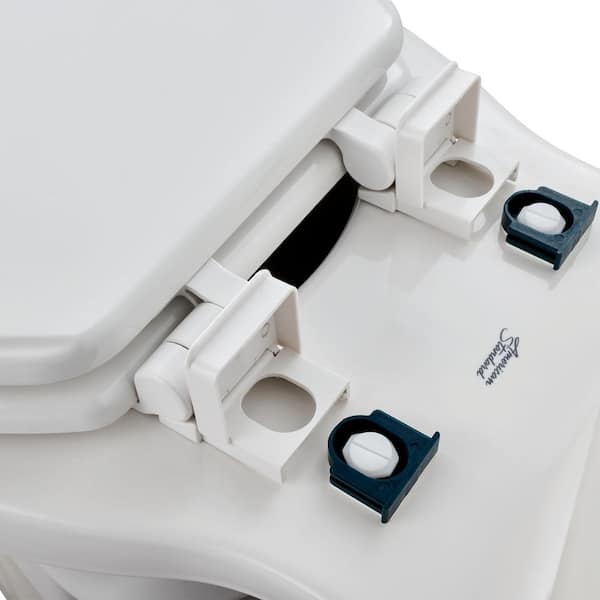 American Standard Champion Slow-Close Elongated Closed Front Toilet Seat in  White 5267A60C.020 - The Home Depot