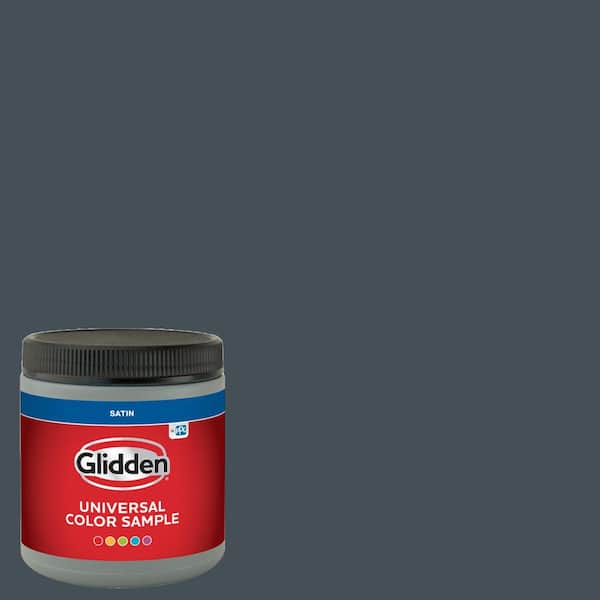 Glidden 8 oz. PPG1035-7 Obsidian Satin Interior Paint Sample