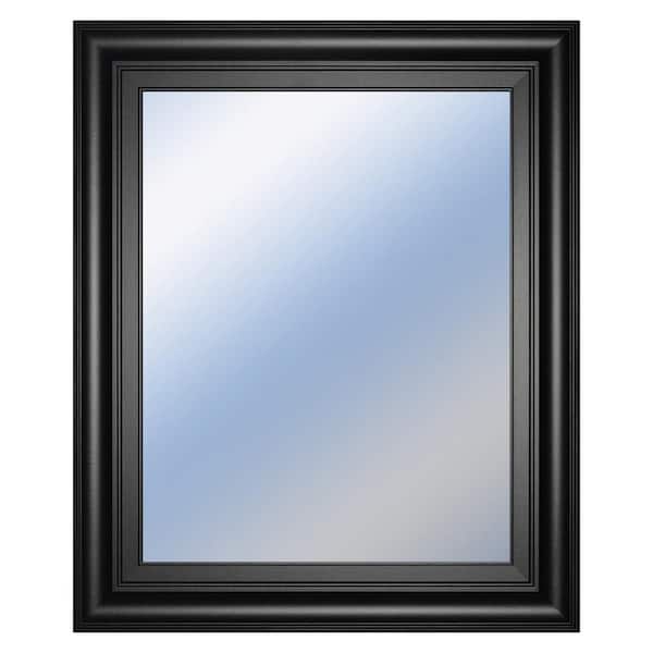 Classy Art Medium Rectangle Mirror Clear Hooks Classic Mirror (22 in. H x 26 in. W)