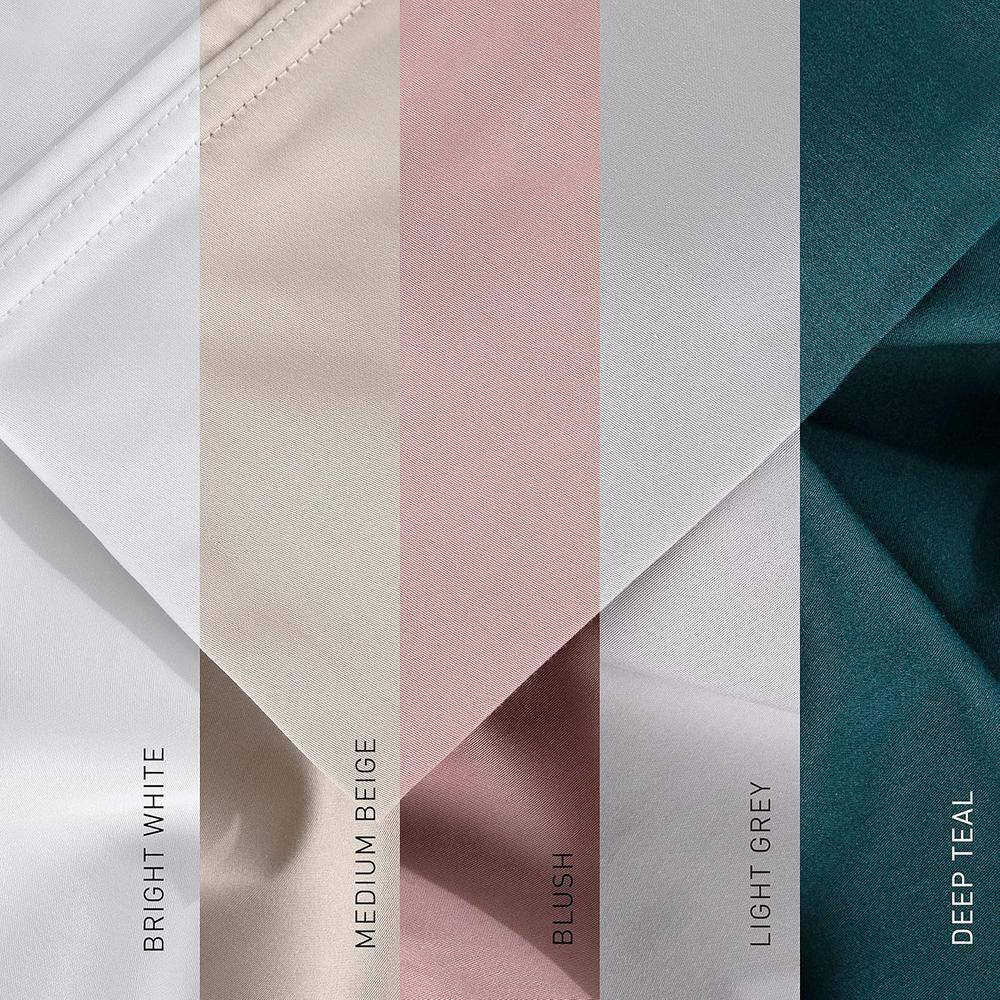 Medium Beige Full Bamboo Cotton Blend Sheet Set