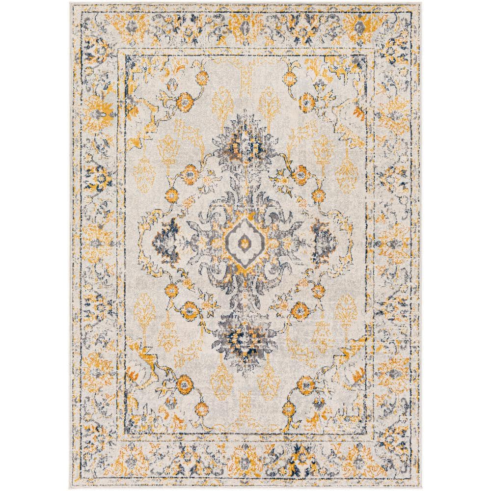 Artistic Weavers Alize Beige 7 ft. 10 in. x 10 ft. Medallion Area