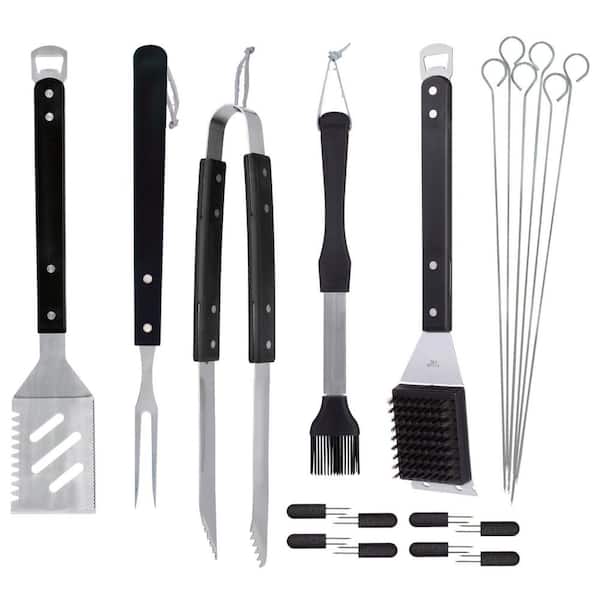 Mr. Bar-B-Q Grill Tool Set (20-Piece) Cooking Accessory for Grilling, Stainless Steel