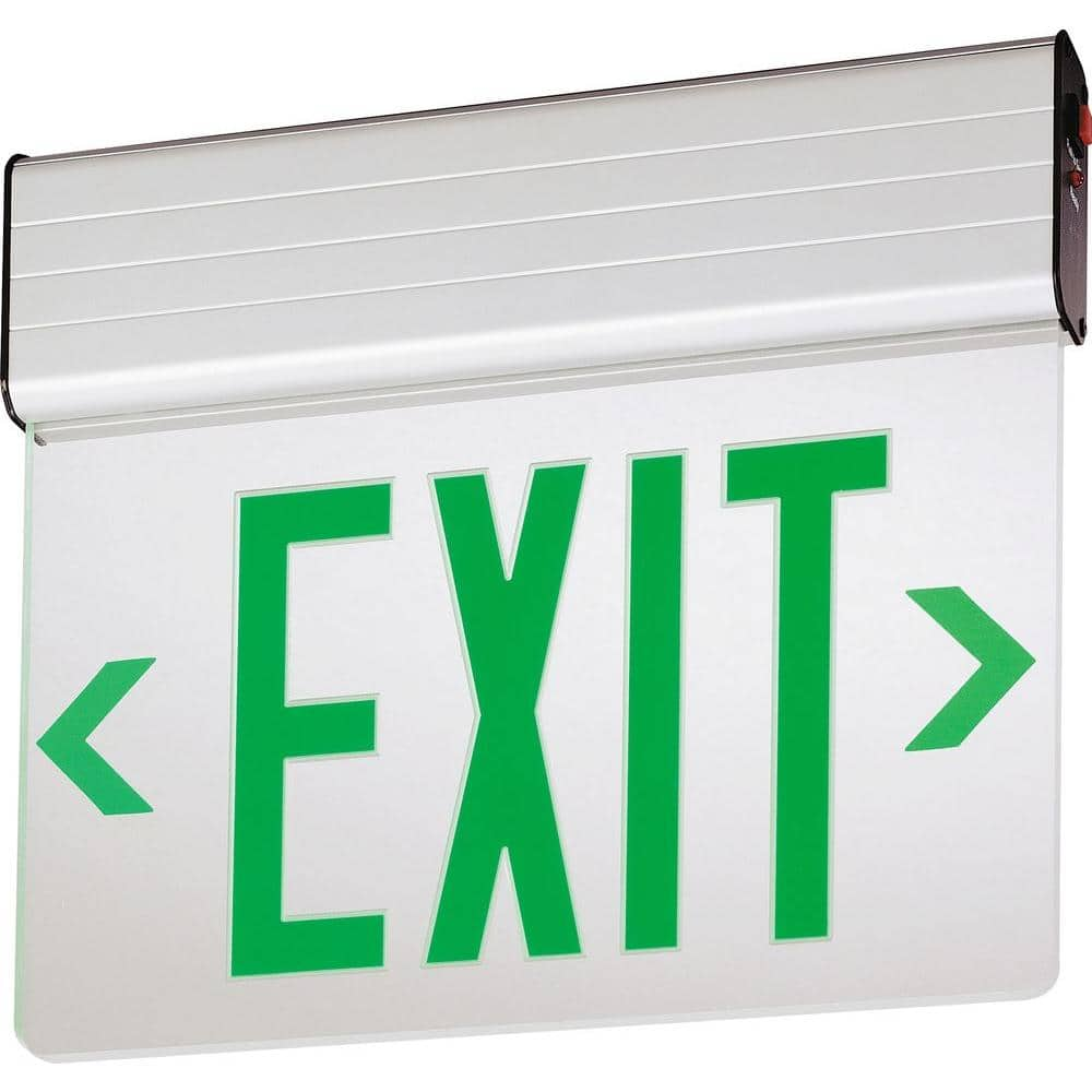 UPC 745974508465 product image for EDG Aluminum LED Emergency Exit Sign | upcitemdb.com