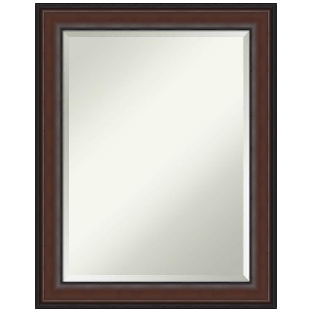 Harvard Walnut 22.5 in. H x 28.5 in. W Framed Wall Mirror price history on PriceWatchPro