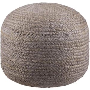 Vanth Medium Gray Accent Pouf