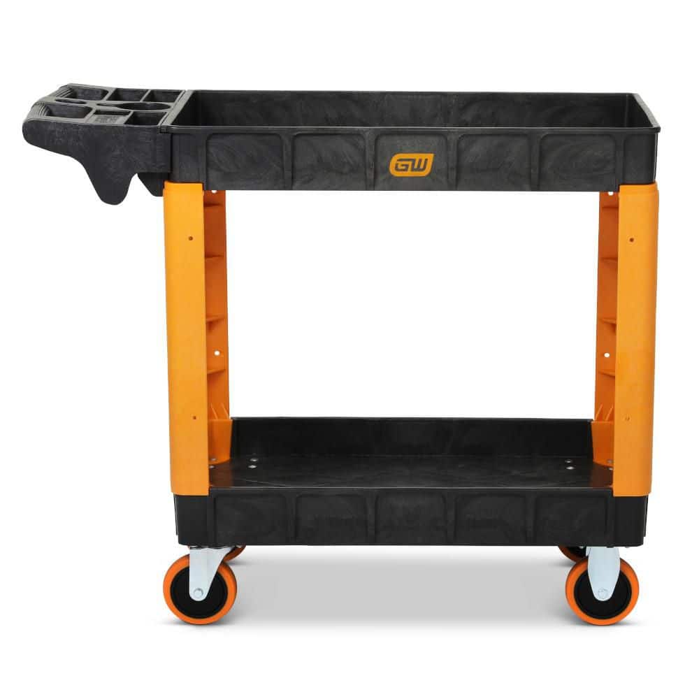 41 in. W 2-Shelf Heavy Duty Utility Cart price history on PriceWatchPro